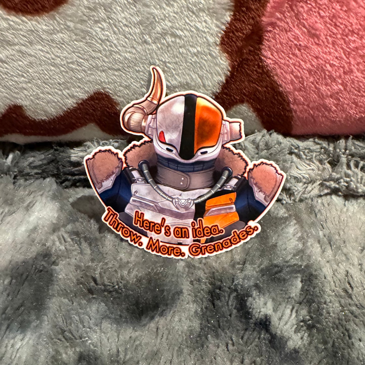 Lord Shaxx Sticker, 3" Waterproof & UV Resistant Vinyl Stickers