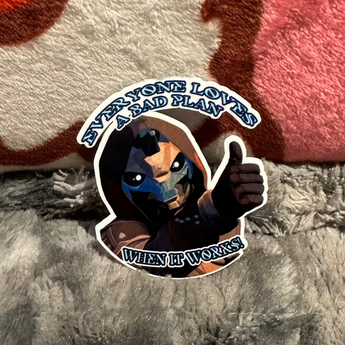 Cayde-6 Sticker, 3" Waterproof & UV Resistant Vinyl Stickers