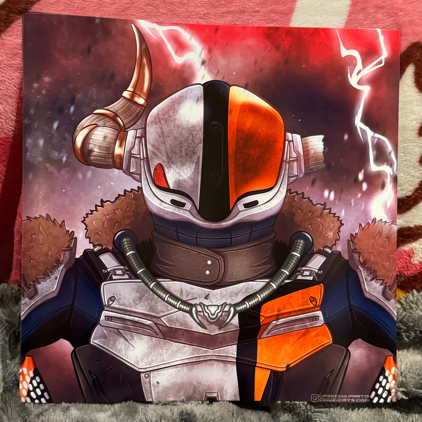 Lord Shaxx, Crucible Handler, Destiny Poster, 10x10 inch square print, Semi-Glossy Paper Poster