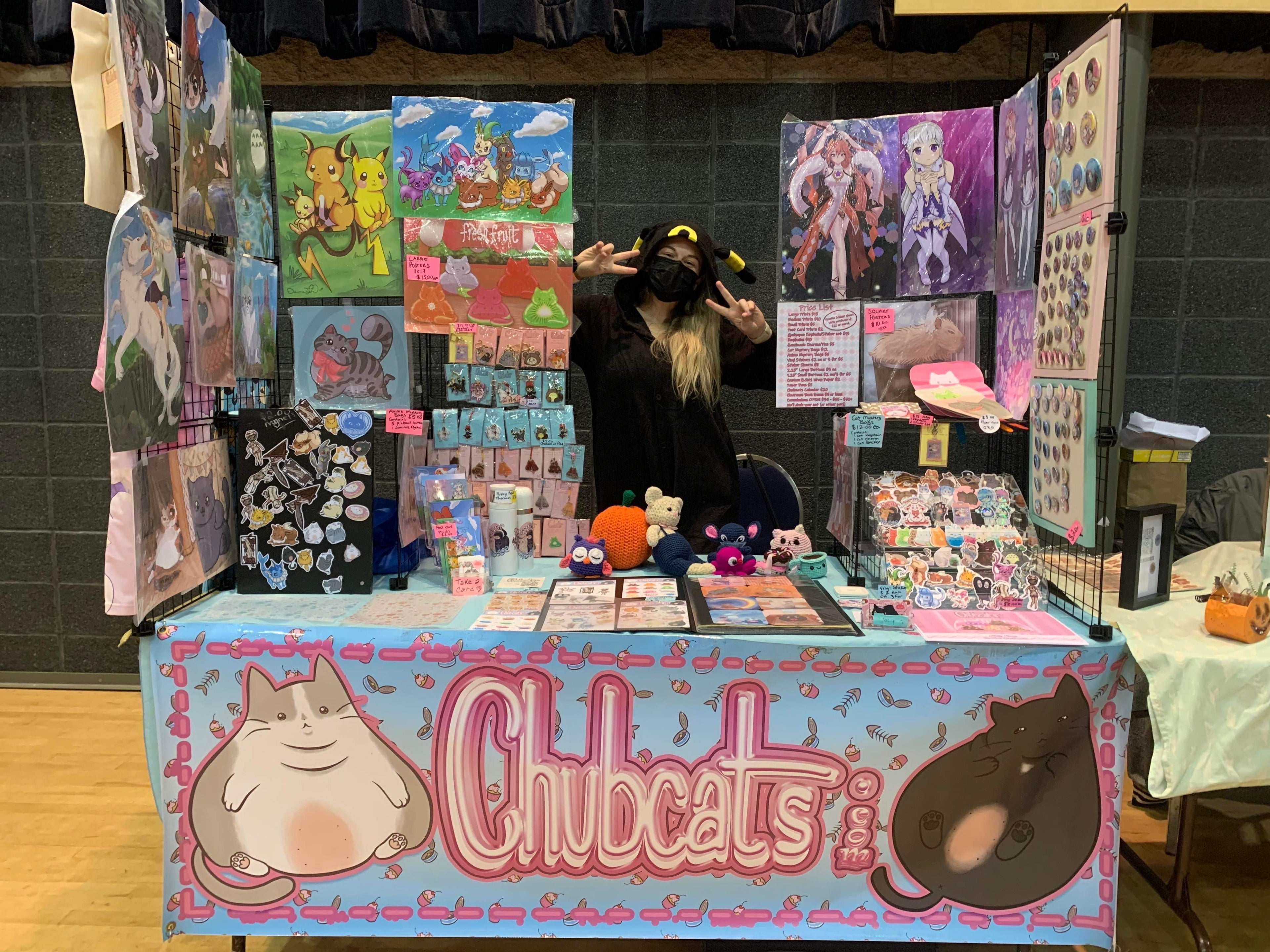 Load video: Chubcats Booth at Comicon in April!