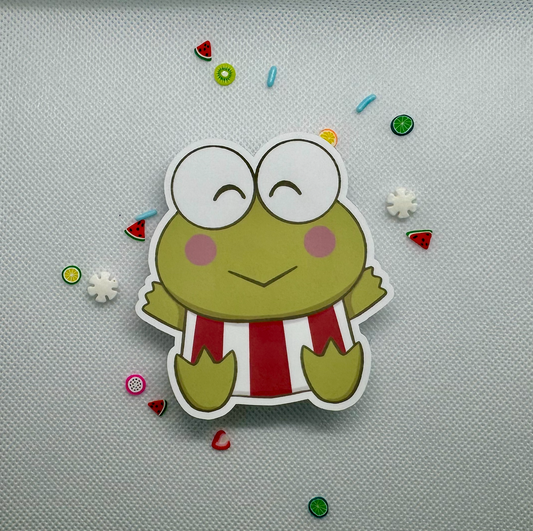 Kero Pi Frog - 3" Waterproof & UV Resistant Vinyl Stickers