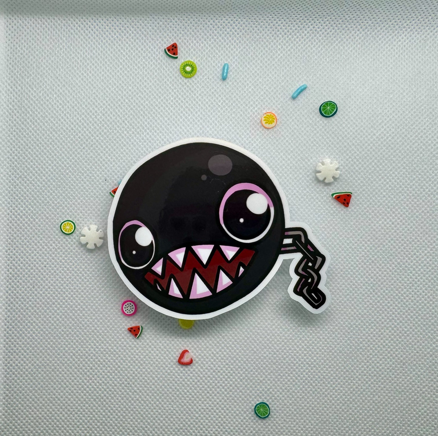 Chain Chomp - 3" Waterproof & UV Resistant Vinyl Stickers