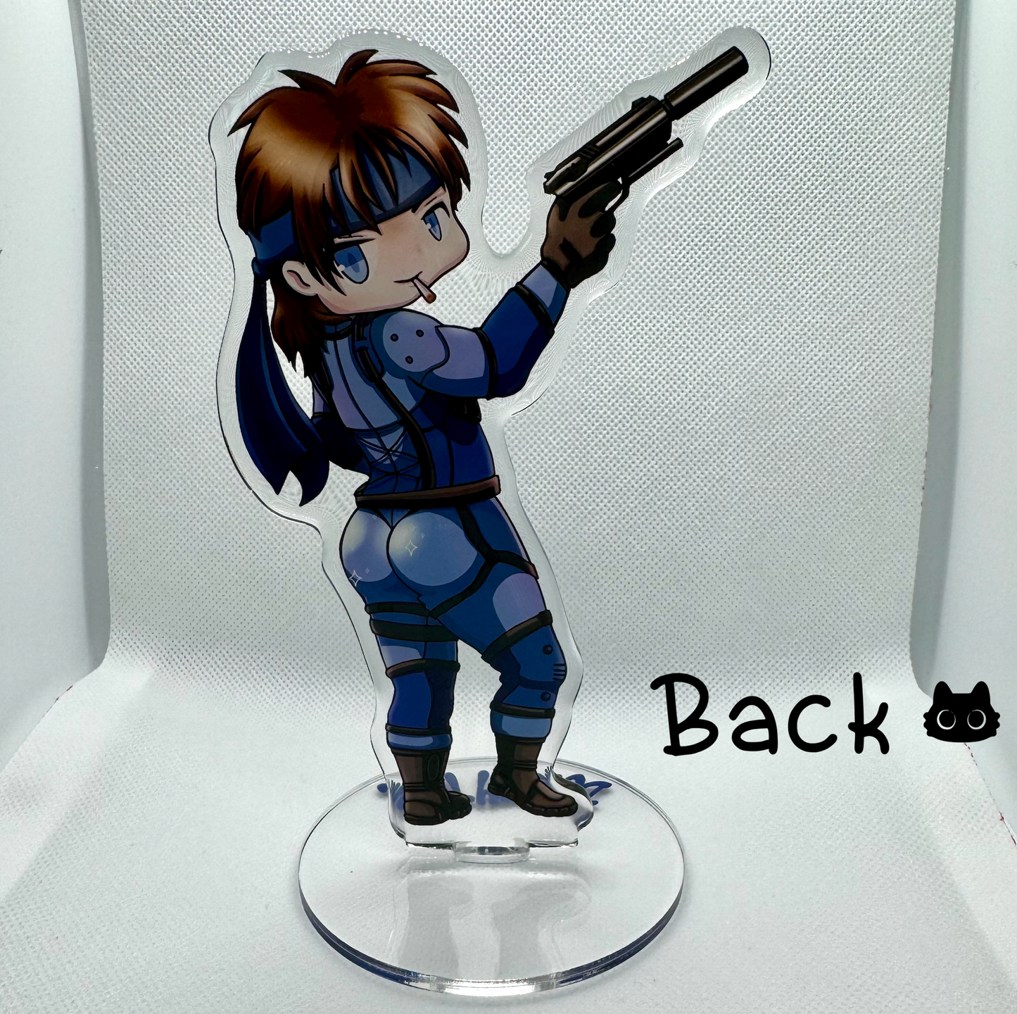 Solid Snake MGS 5.5" - Boys With Bums Dummy Thicc Collection - Double Sided Epoxy Acrylic Standee