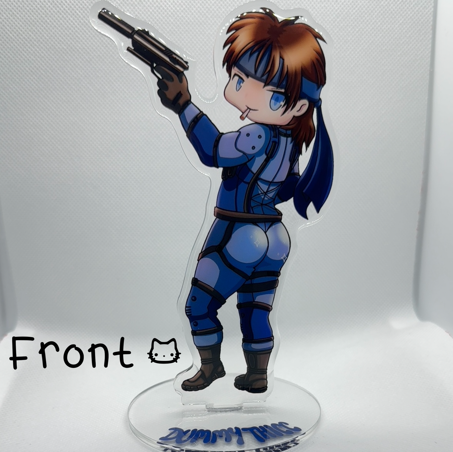 Solid Snake MGS 5.5" - Boys With Bums Dummy Thicc Collection - Double Sided Epoxy Acrylic Standee