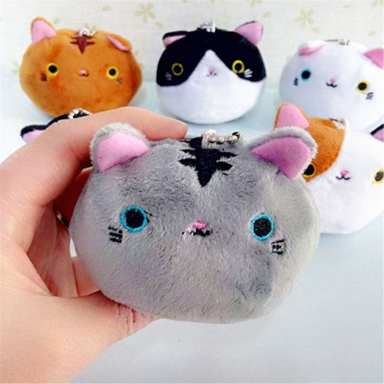 Kawaii Cat Plushie Keychain 8cm/3.14in