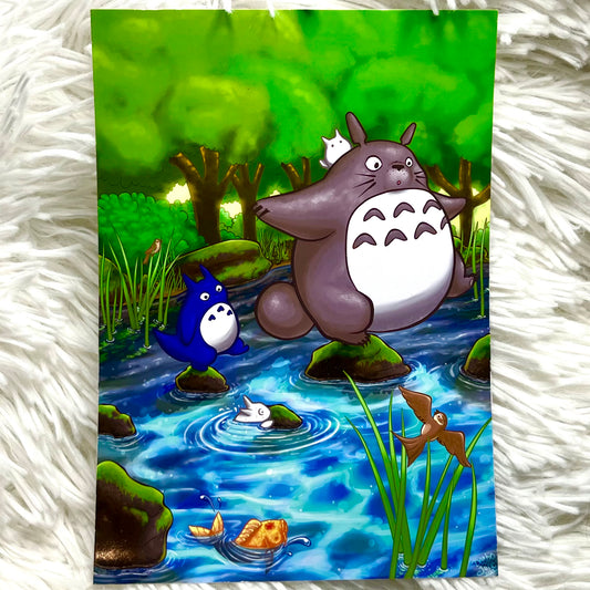Totoro - Poster / Postcard Print