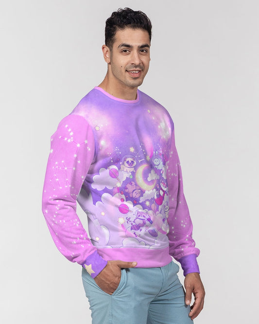 Chubcats and Friends in Space! Long Sleeve Tee Shirt Crewneck Pullover
