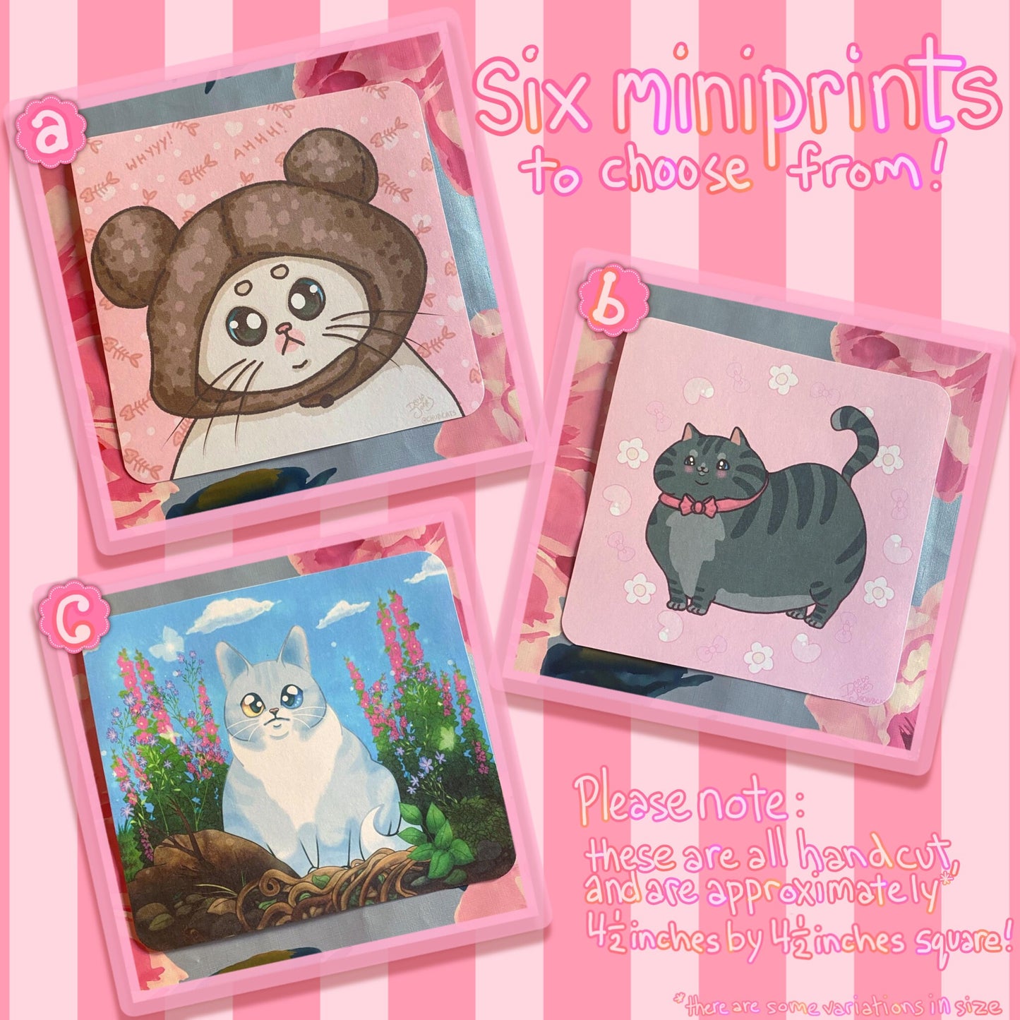 Mini Print and Sticker Set - Your Choice or Mystery picks! - Woodhouse's Fundraiser/Sale!