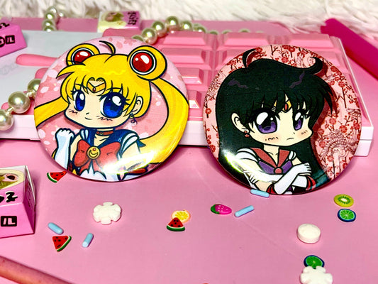 Sailor Moon, Sailor Mars 2.25" pinback button